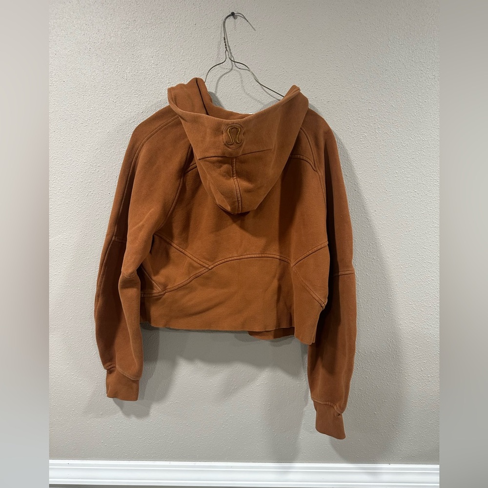 Lululemon Scuba 1/2 Zip Hoodie Copper Brown - Picture 5 of 5